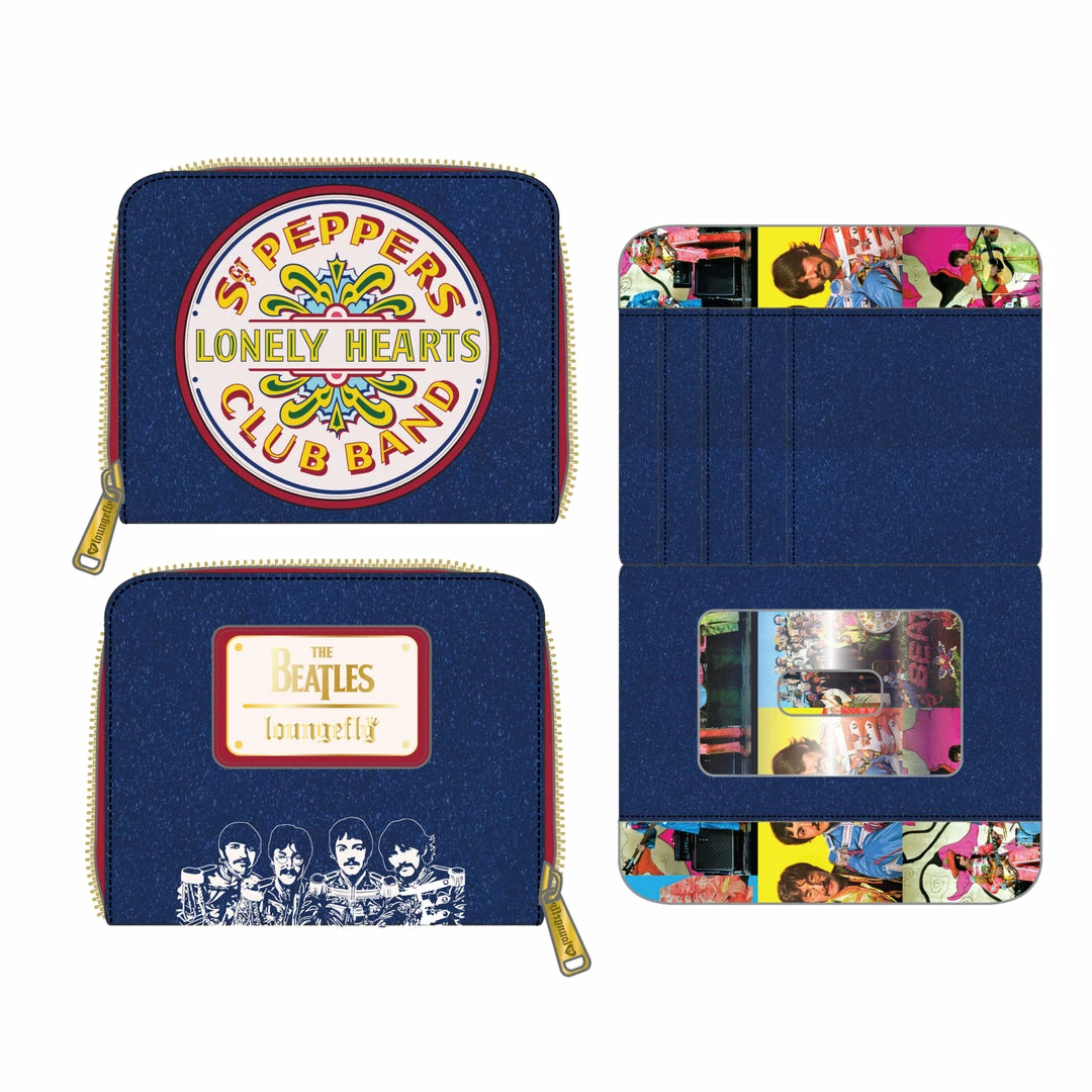 Loungefly (PRE- ORDER) LF THE BEATLES SGT PEPPERS ZIPAROUND WALLET