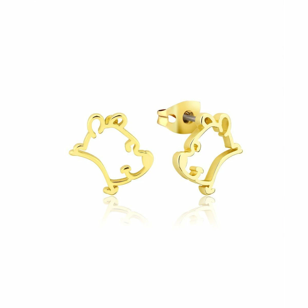 Couture Kingdom Disney Winnie The Pooh Outline Stud Earrings