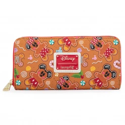 Loungefly LF Disney Gingerbread AOP Ziparound Wallet