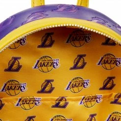 Loungefly (PRE- ORDER) LF NBA LA LAKERS DEBOSSED LOGO MINI BACKPACK