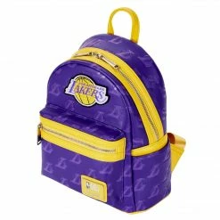 Loungefly (PRE- ORDER) LF NBA LA LAKERS DEBOSSED LOGO MINI BACKPACK