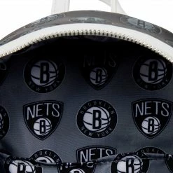 Loungefly (PRE- ORDER) LF NBA BROOKLYN NETS DEBOSSED LOGO MINI BACKPACK
