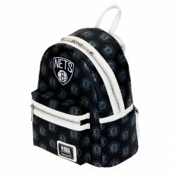 Loungefly (PRE- ORDER) LF NBA BROOKLYN NETS DEBOSSED LOGO MINI BACKPACK