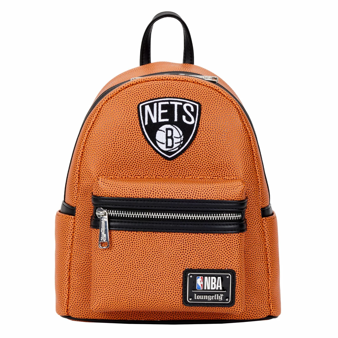 Loungefly (PRE- ORDER) LF NBA BROOKLYN NETS BASKETBALL MINI BACKPACK