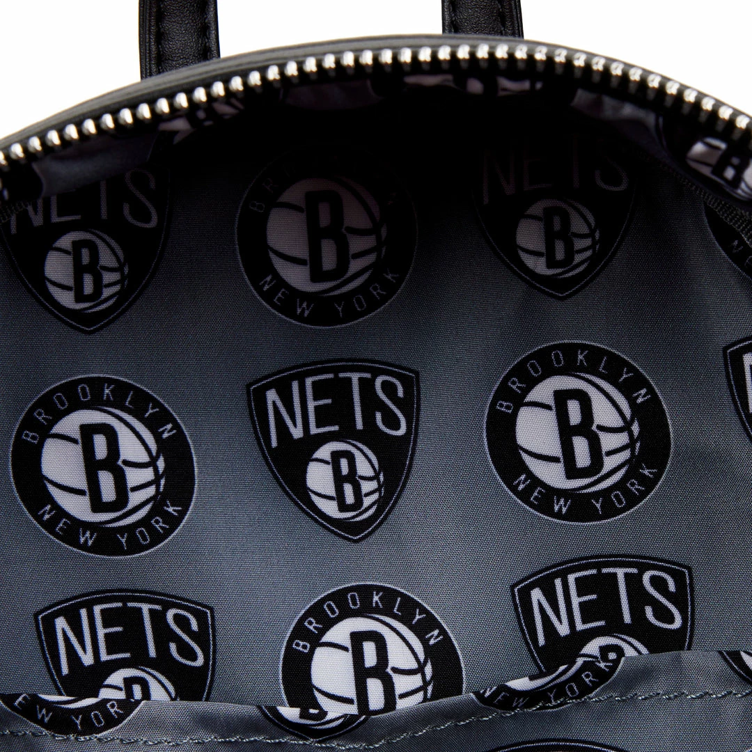 Loungefly (PRE- ORDER) LF NBA BROOKLYN NETS BASKETBALL MINI BACKPACK