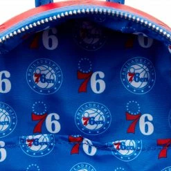 Loungefly (PRE- ORDER) LF NBA PHILLY 76ERS DEBOSSED LOGO MINI BACKPACK