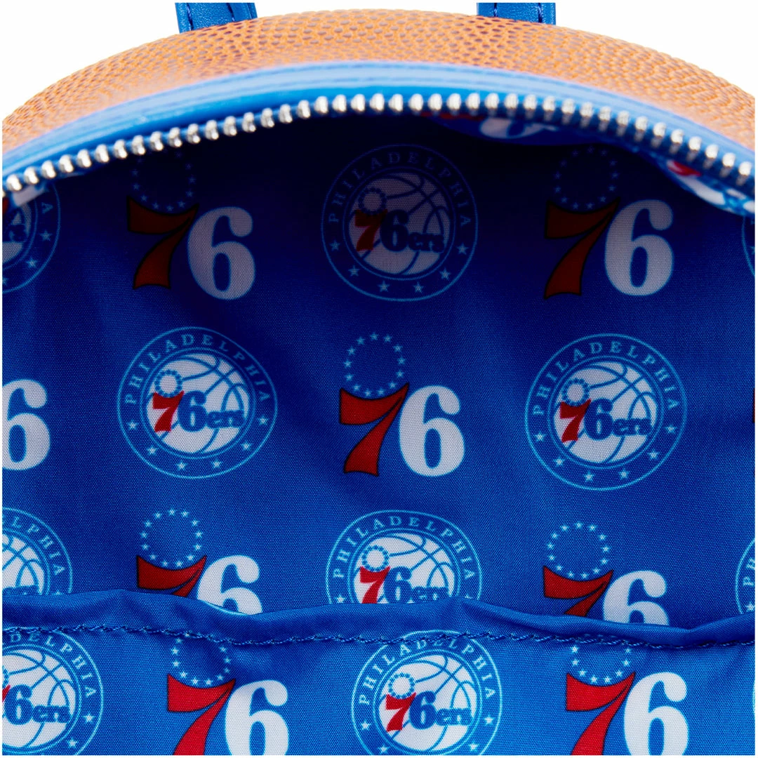 Loungefly (PRE- ORDER) LF NBA PHILLY 76ERS BASKETBALL MINI BACKPACK