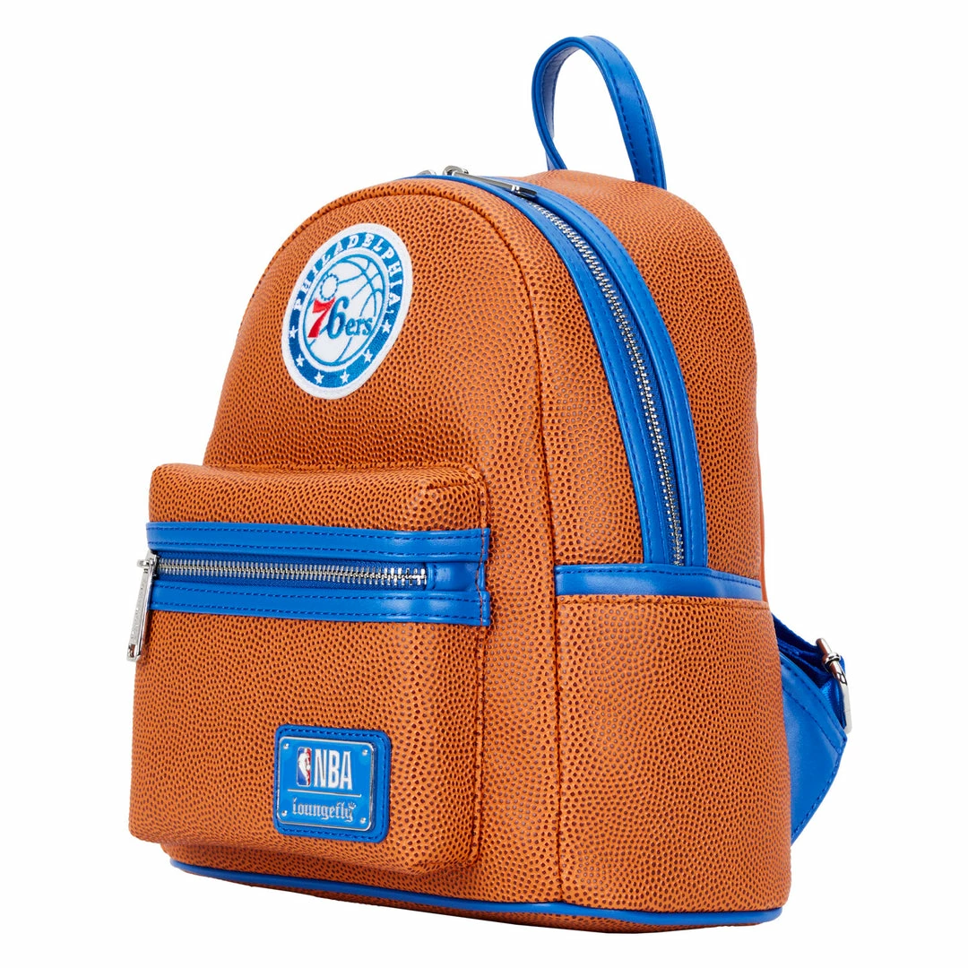 Loungefly (PRE- ORDER) LF NBA PHILLY 76ERS BASKETBALL MINI BACKPACK