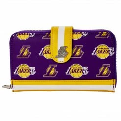 Loungefly (PRE- ORDER) LF NBA LA LAKERS LOGO SNAP WALLET