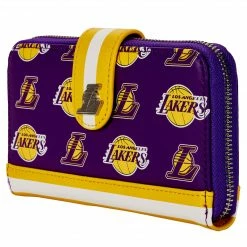 Loungefly (PRE- ORDER) LF NBA LA LAKERS LOGO SNAP WALLET