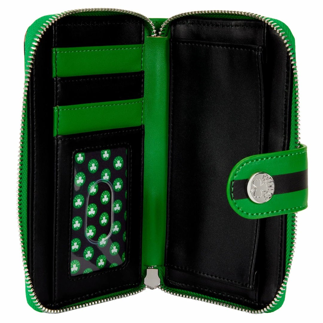 Loungefly (PRE- ORDER) LF NBA BOSTON CELTICS LOGO WALLET