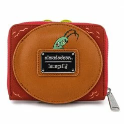 Loungefly SpongeBob Plankton Krabby Patty Zip Around Wallet