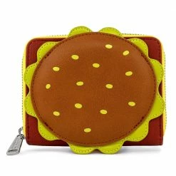 Loungefly SpongeBob Plankton Krabby Patty Zip Around Wallet