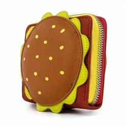 Loungefly SpongeBob Plankton Krabby Patty Zip Around Wallet