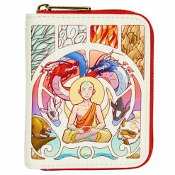 Loungefly (PRE- ORDER) LF AVATAR AANG MEDIATION ZIPAROUND WALLET
