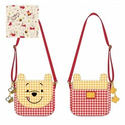 Loungefly LF WINNIE THE POOH GINGHAM CROSSBODY BAG