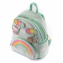 Loungefly LF Pusheen X Hello Kitty Balloons And Rainbow Mini Backpack