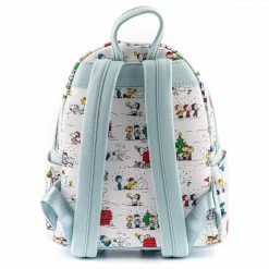 Loungefly LF Peanuts Happy Holidays AOP Mini Backpack