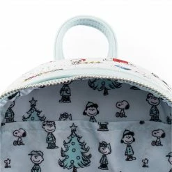 Loungefly LF Peanuts Happy Holidays AOP Mini Backpack