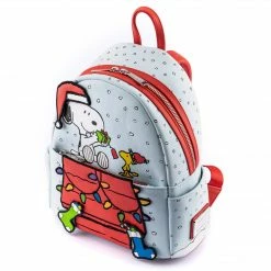 Loungefly LF Peanuts Gift Giving Snoopy And Woodstock Mini Backpack