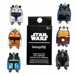Loungefly (PRE- ORDER) LF STAR WARS HELMETS BACKPACKS BLIND BOX PINS