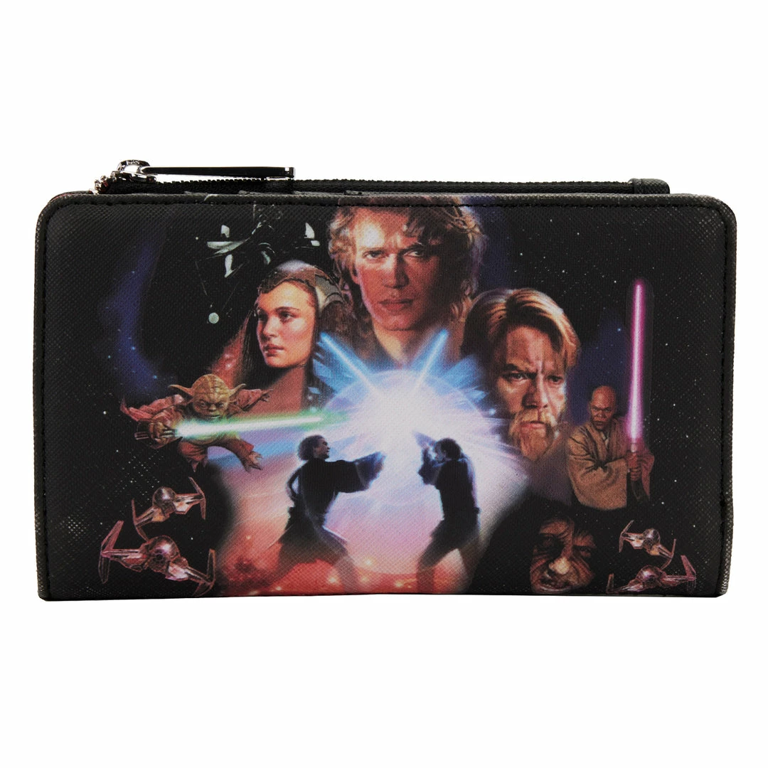 Loungefly (PRE- ORDER) LF STAR WARS TRILOGY 2 FLAP WALLET