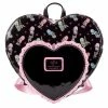 Loungefly LF VALFRE DOUBLE HEART MINI BACKPACK