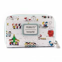 Loungefly LF Peanuts Happy Holidays AOP Ziparound Wallet
