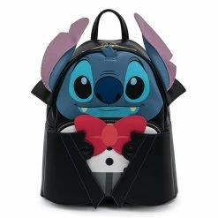 Loungefly LF Disney Vampire Stitch Bowtie Mini Backpack