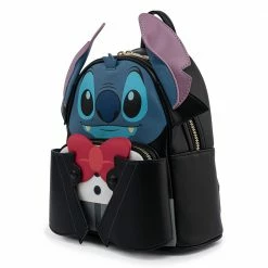 Loungefly LF Disney Vampire Stitch Bowtie Mini Backpack