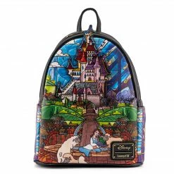 Loungefly LF Disney Princess Castle Series Belle Mini Backpack