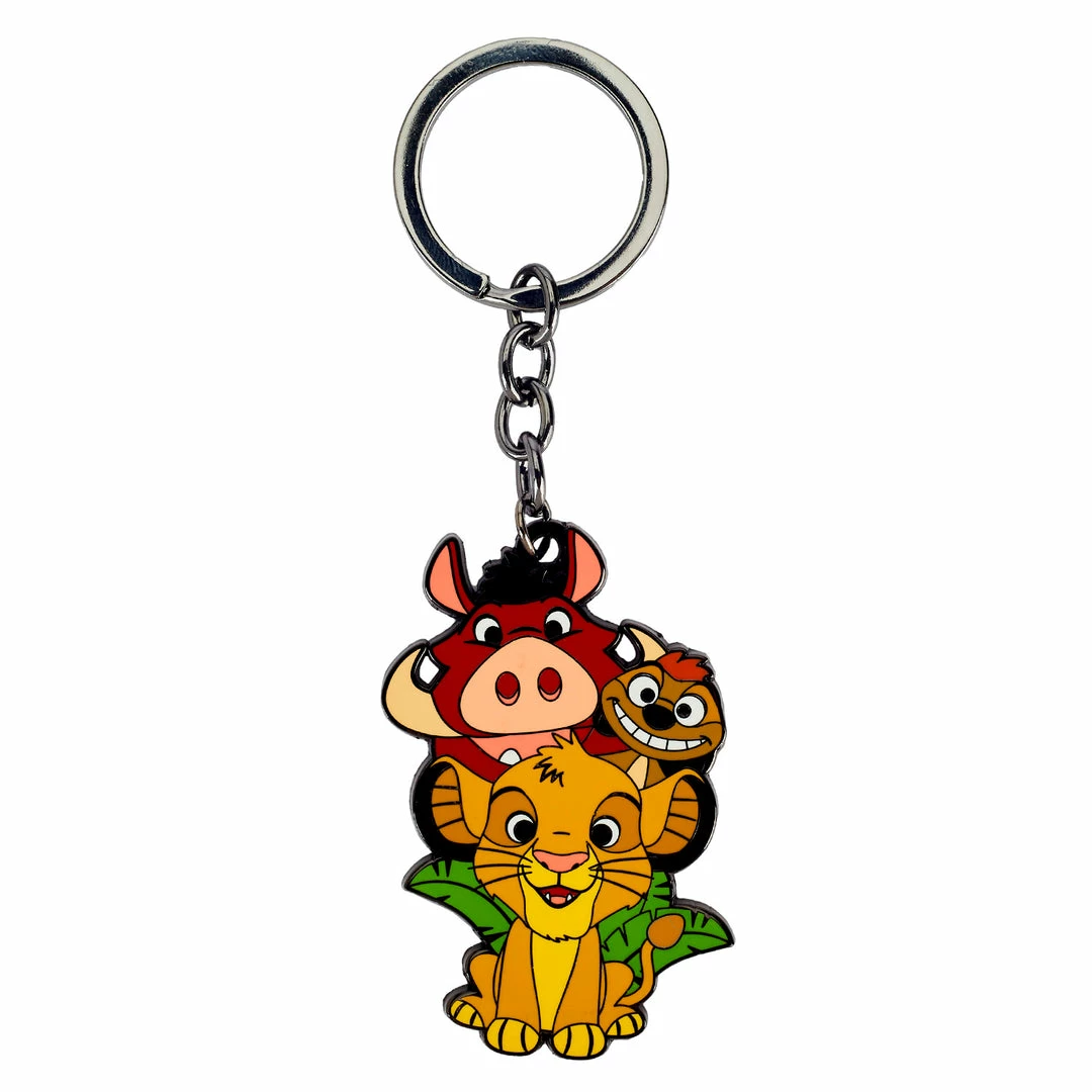 Loungefly (PRE-ORDER) LF DISNEY LION KING TRIO ENAMEL KEYCHAIN
