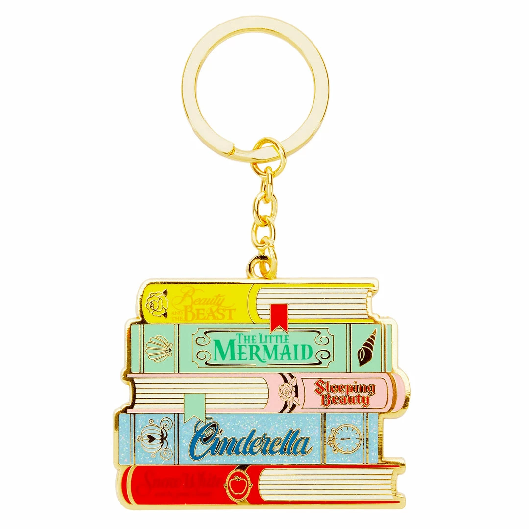 Loungefly (PRE-ORDER) LF DISNEY PRINCESS BOOKS KEYCHAIN
