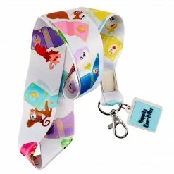 Loungefly (PRE-ORDER) LF DISNEY PRINCESS BOOKS LANYARD WITH CARDHOLDER