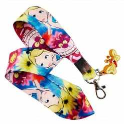 Loungefly (PRE- ORDER) LF DISNEY AIW BOOK LANYARD WITH CARDHOLDER