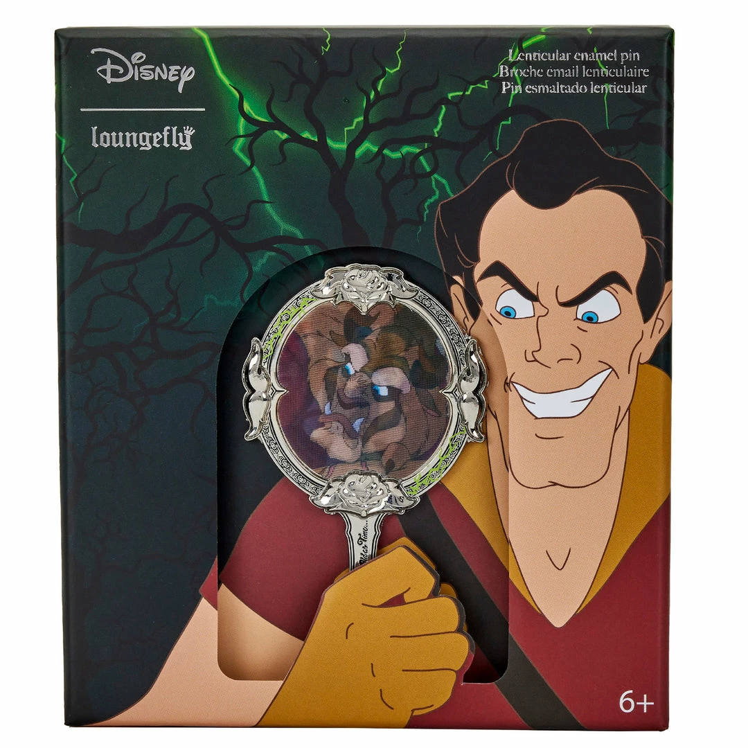 Loungefly (PRE-ORDER) LF DISNEY BEAUTY & THE BEAST MIRROR 3β COLLECTOR PIN BOX