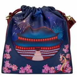 Loungefly LF DISNEY MULAN CASTLE CINCH SACK CROSSBODY BAG