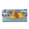 Loungefly LF Lady And The Tramp Wet Cement Flap Wallet