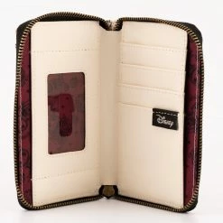 Loungefly LF Disney Villains Tattoo AOP Ziparound Wallet