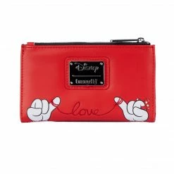 Loungefly LF Disney Mickey And Minnie Valentines Flap Wallet