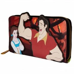 Loungefly LF DISNEY VILLAINS SCENE GASTON ZIPAROUND WALLET