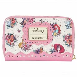 Loungefly LF DISNEY PRINCESS TATTOO AOP ZIPAROUND WALLET