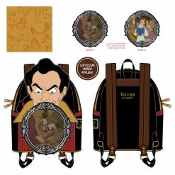 Loungefly LF VILLAINS SCENE GASTON MINI BACKPACK