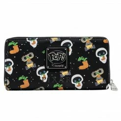 Loungefly DISNEY PIXAR WALL-E EVE EARTH DAY AOP ZIP AROUND WALLET