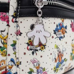 COLLECTION LOUNGE EXCLUSIVE LOUNGEFLY MICKEY AND FRIENDS TATTOO MINI BACKPACK