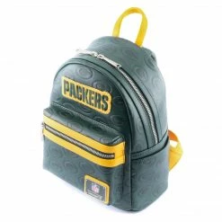 Loungefly LF NFL Greenbay Packers Logo AOP Mini Backpack