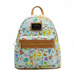 COLLECTION LOUNGE EXCLUSIVE LOUNGEFLY POKEMON TEAL MINI BACKPACK