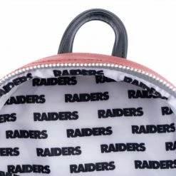 Loungefly LF NFL Las Vegas Raiders Pigskin Logo Mini Backpack