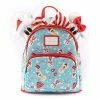 Loungefly LF Disney Mickey Minnie Snowman AOP Mini Backpack Headband Set