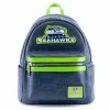 Loungefly LF NFL Seattle Seahawks Logo AOP Mini Backpack